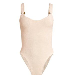 Hunza G Domino One Piece in Nude
